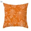 Autumn Maple Leaf Pumpkin Pillowcase, 45*45cm, Fall Home Decor, Grateful Thanksgiving Throw Pillow Covers, Polyester Cushion Cover