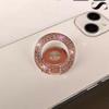 Cell Phone Ring Holder Kickstand Round Metal Rhinestones Finger Grip Loop