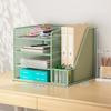 Multi-functional Desk File Organizer Space-saving Multi-layer Bookshelf  Office Supply
