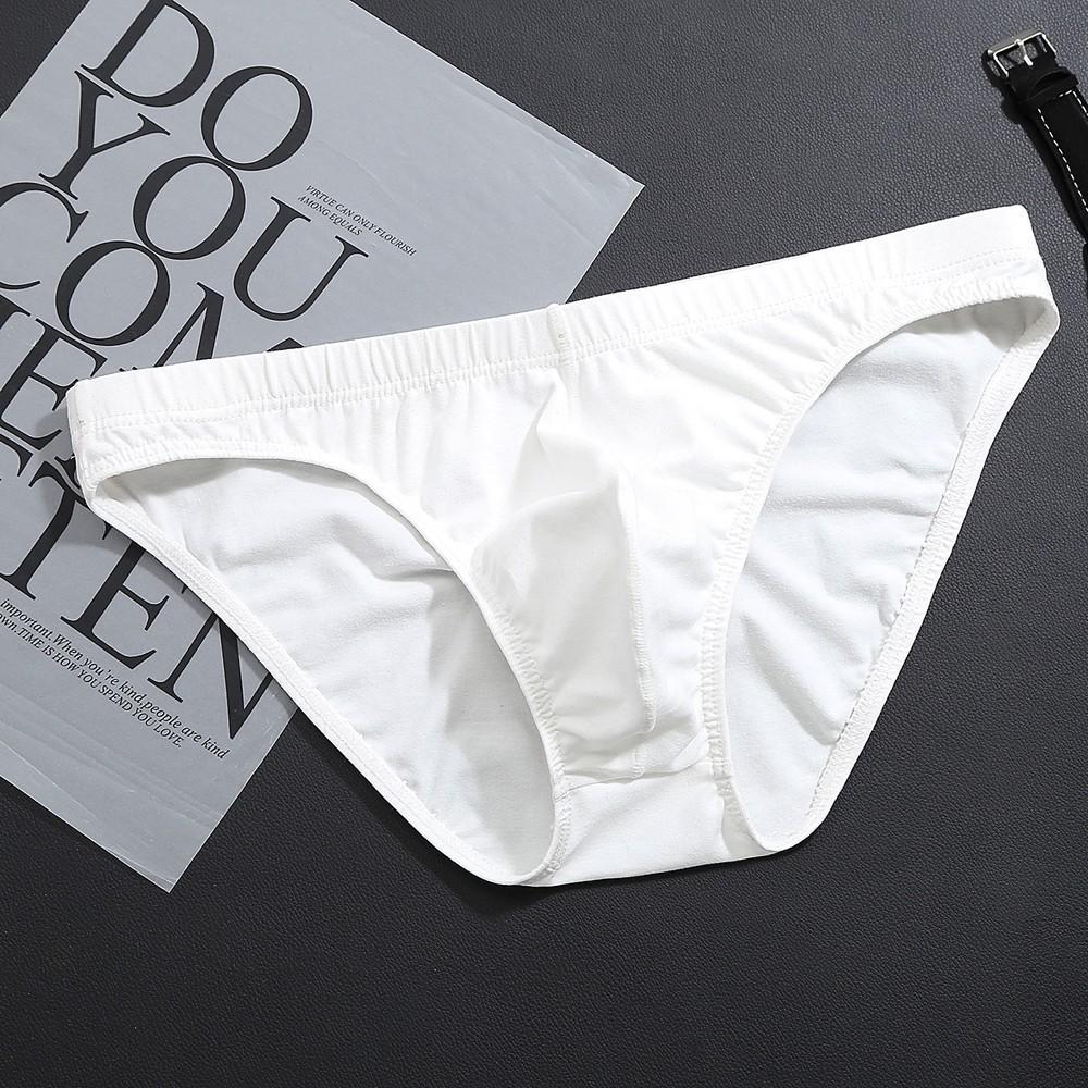 Briefs Underpants Underwear Bikini Shorts Low-waisted Men T-Back Cotton