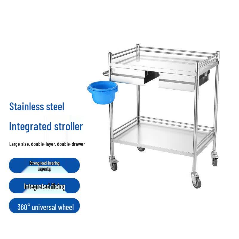 Stainless Steel Medical Utility Cart