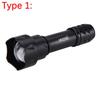 NEW 400 Yards Zoomable Focus 7 Watt 850 Nm LED Infrared Radiation IR Lamp Night Vision Flashlight Torch Linterna