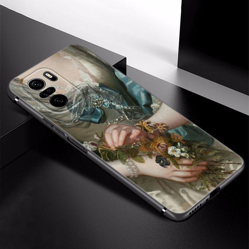 Чехол для телефона Renaissance Art Painting для Xiaomi Redmi Note 5 6 9T K20 K40 K50 Pro 7A 8A 9A 9C 9i 10A 10C A1 S2 TPU черный чехол