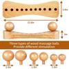 Инструменты для массажа поясничных мышц и деревянной терапии, инструмент для расслабления спины, шеи, рук и сгибателей бедра, физиотерапия триггерных точек