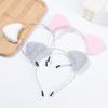 Cosplay Women Girls Cute Face Wash Cartoon Hair Hoop Cat Ears Headband Hair Band Hair Accessories