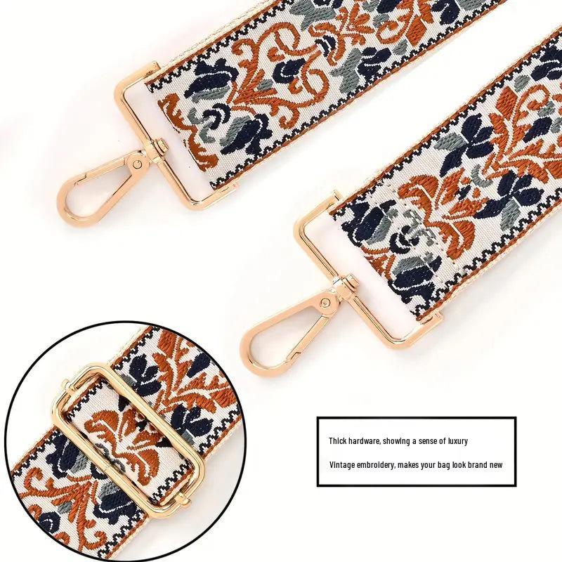 Регулируемый цветной холщовый ремешок для сумки - Широкий, Нескользящий Наплечный Запасной для женских сумок