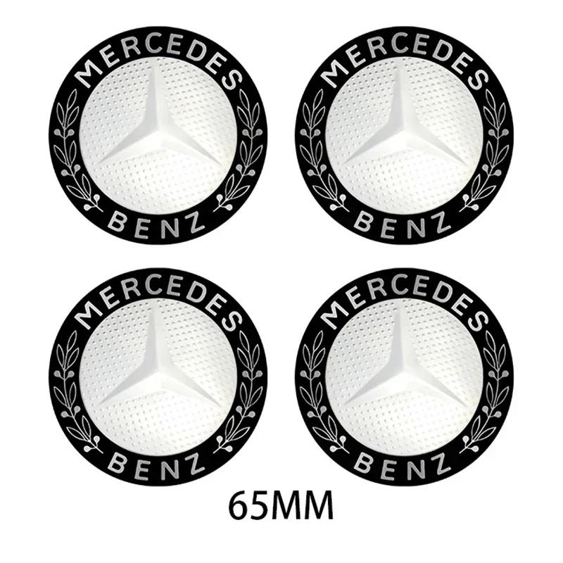 4Pc 56mm/65mm Car Wheel Center Hub Cap Auto Rim Covers For Mercedes Benz C180 C200 C260 C300 W108 W124 W126 W140 W168 W169 W176