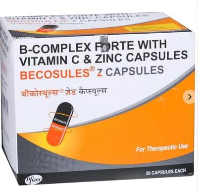 Becosules Z Capsule 20 капсул