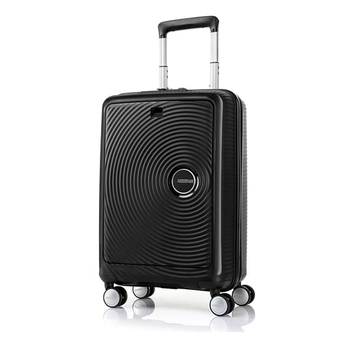 Чемодан CURIO Spinner Front Open S Размер 31 л 55 см Черный [American Tourister] 55/20 Ручная кладь 3,5 кг
