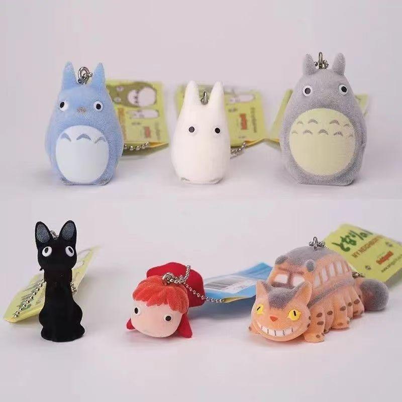 Набор фигурок Studio Ghibli для stacking, Тоторо, Безликий, Котобус, Мини-фигурки