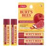Двойная упаковка бальзама для губ с гранатом Burt's Bees (Бальзам для губ Burt's Bees с гранатом 4,25 г x 2), Корейская косметика