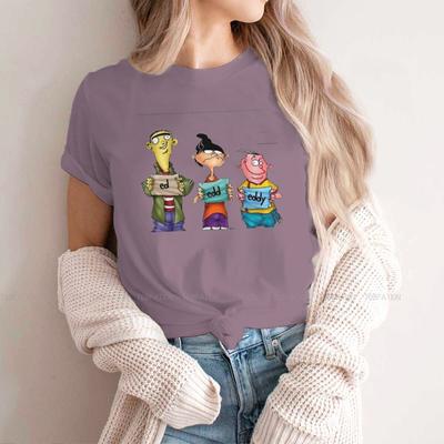 Повседневная футболка "В тюрьме" Ed Edd N Eddy В стиле The Misedventures Уличная одежда Удобная футболка Женская с коротким рукавом Специальная