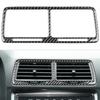 For Dodge Challenger 2008-14 Carbon Fiber Interior Air Vent Set Cover Trim 3 Pcs