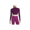Футболка One Luxe Solid Color Half High Neck Slim Fit Short Dry Long Sleeve T Shirt Women Tops Bordeaux FB5277-610