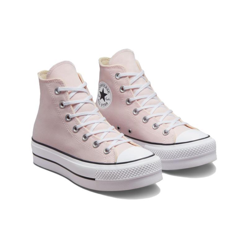 Converse Chuck Taylor All Star Lift Platform Canvas Simple & Comfortable High Top Espadrilles Women's Pink