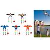 Dynamic Kite 3D Fishing Rod Line Kite Micro Kite Easy Flying Toy Long Tail Kite Popular Beach Activity Parent-Kids Favor