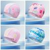 High Elasticity Swimming Hat Cartoon Print Kids Swim Cap Comfortable Swim Cap  Girls