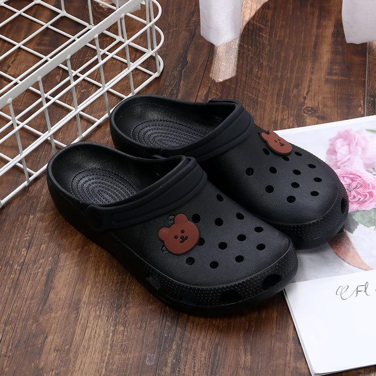 Летние женские 1 сандалии для сада на платформе с рисунком фруктов, тапочки для девочек, пляжная обувь, модные сандалии для отдыха на открытом воздухе, сандалии для женщин