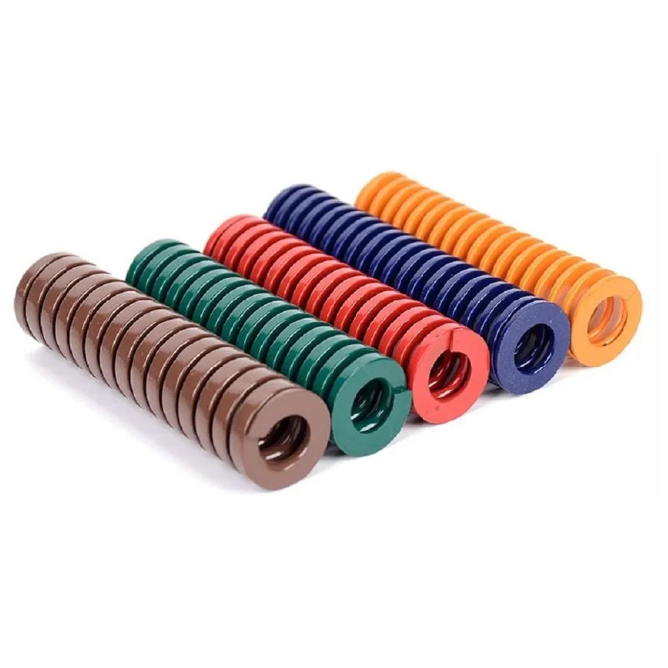 Creamily 4PCS Die Springs Loading Spiral Stamping Compression Mould Spring Outer Diameter=18mm Inner Diameter=9mm L=20-100mm