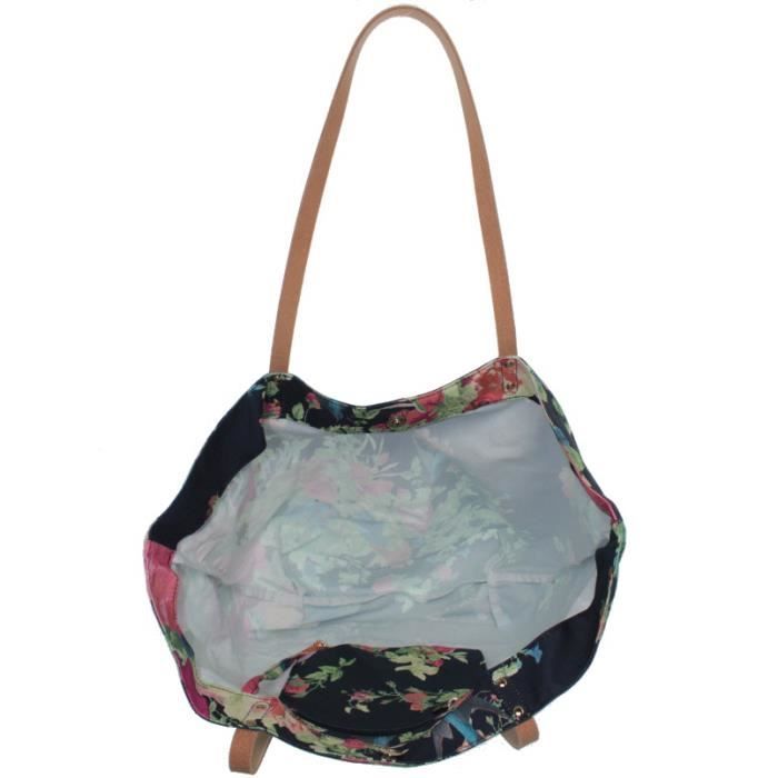 Sac Cabas - Christian Lacroix - ref_twc36763 - Bleu - Toile - Epaule