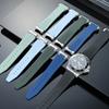 Высококачественный фторированный резиновый ремешок для часов 21 мм для Longines hydroconquest L3 Conquest Sports Diving Часовой ремешок+Металлический интерфейс