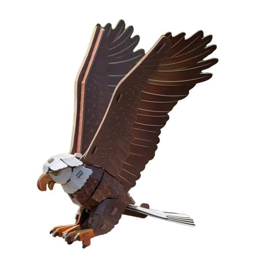 1 Set Bird Assembly Kit 3D Paper Bird Model Cardboard Animal Building Puzzle Toy DIY Craft Decoration Kids Adults Bird Lovers Gift