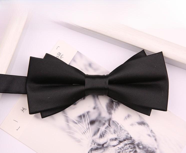 Классический мужской галстук-бабочка из полиэстерового шелка для свадьбы, официального мероприятия. Идеально подходит для женихов и свидетелей.