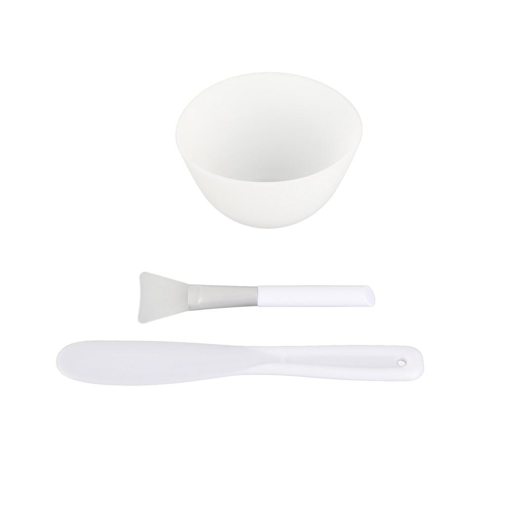Набор инструментов для самостоятельного создания маски из 3 предметов, силиконовая миска для маски, кисть для маски, шпатель, набор инструментов для самостоятельного смешивания масок