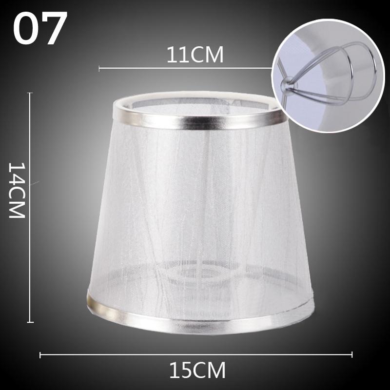 Современный абажур для потолка, прозрачный абажур из текстурированной ткани, прозрачный абажур в виде барабана, потолочный светильник, чехол для домашнего декора
