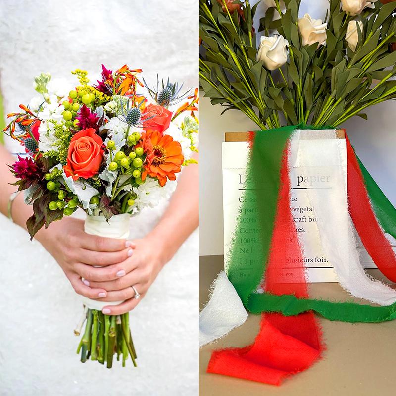 1 рулон свадебных пригласительных билетов, сделай сам, рождественская упаковка, шелковая лента с необработанным краем, порванная вручную