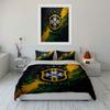 "Brazil Football CBF Bedding Set" Bedding Duvet Cover Set Duvet Cover Pillowcases  (1 * Duvet Cover 2 * Pillowcases, without duvet insert)