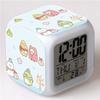 Cute Corner Biological Alarm Clock Colorful Color Changing Alarm Clock Hot Sale Student Creative Gifts