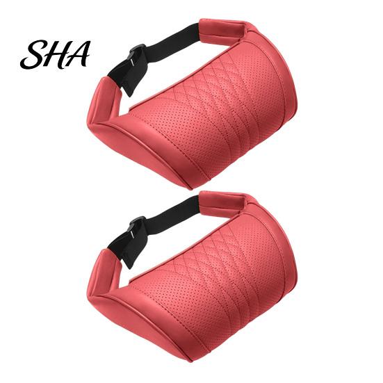 Slow Rebound Foam Neck Support Car Headrest Pillow, Memory Ergonomic for Shoulder Breathable Faux Leather Rest Support, Universal Vehicle Seat
