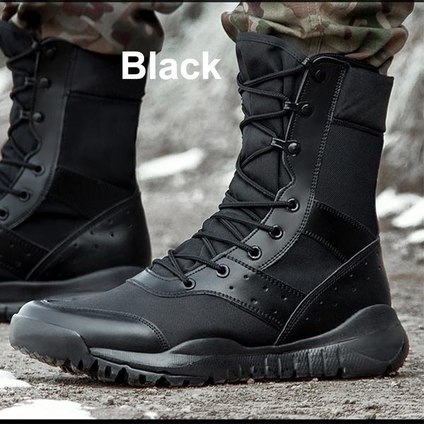 Сверхлегкие ботинки для спецназа Боевые ботинки All Terrain Adaptation Ghost Combat Boots TEX Breathable PMC High Desert Boots Mens Outdoor SFB Военные энтузиасты