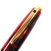 Great Dupont fountain pen Olympio genuine lacquer Red Marble 18K mens Used