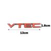 3D VTEC Metal Car Styling Refit Emblem Fender Tail Body Badge Zinc Alloy Sticker for Honda Civic Accord Odyssey Spirior CRV