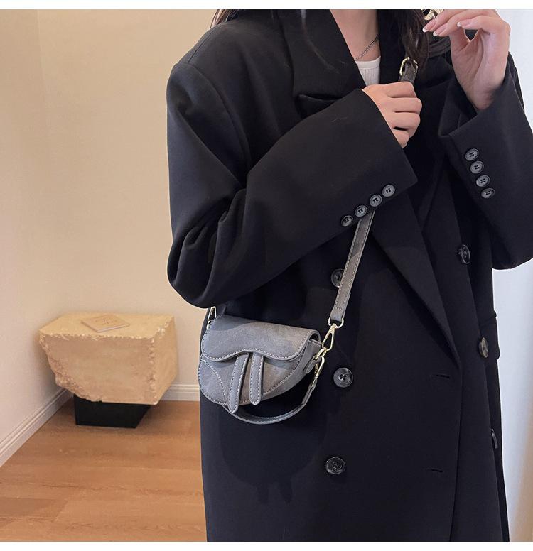 Мини сумка через плечо в ретро стиле: Европейский и американский стиль, дизайн помады с джинсовым принтом