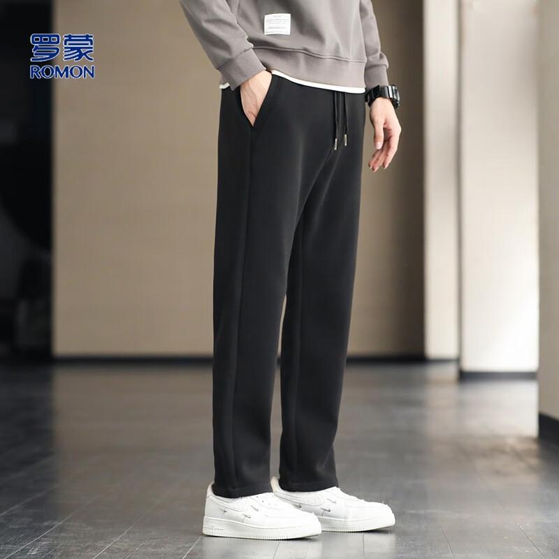 Romon Men's Fleece-Lined Casual Pants