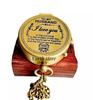 Antique Brass Pocket Compass Nautical Maritime Gift Compass With Case