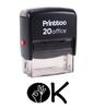 Printtoo Custom Stamp Office Stationary OK Self Inking Rubber Stamp-Black