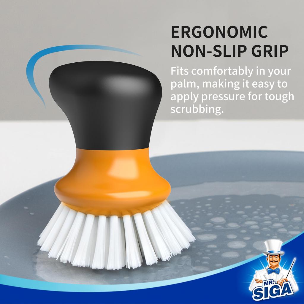 Kitchen Brush Palm Orange MR.SIGA Multi-color (2-pack) Brush,