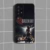 G-Green Day B-Band-ES Phone Case For Samsung Galaxy A73,31,32,72,41,53,52,71,22,5G,Note,J7,8,9 Soft Black Cover