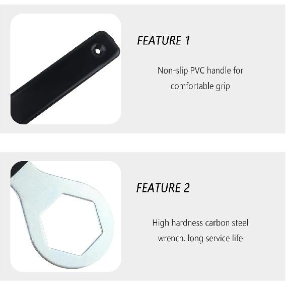 6-Point Water Sensor Wrench Compatible with RAM Trucks 2013-2018 6.7L Diesel Engines,Professional Oil Filter Wrench Oil Filter Remover Tool Car