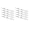 10pcs Nail Buffering File Professional Home Salon Washable Reusable Double Sided Nail File with Scale