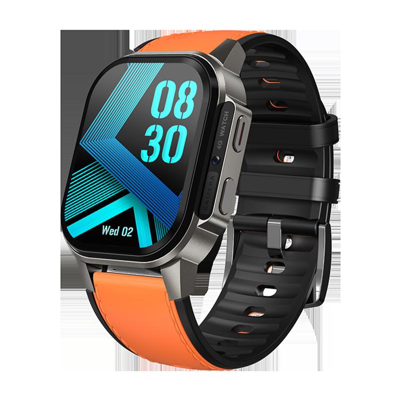 AMOLED экран 2.1 подключаемый GPS упражнения кислород крови HRV мониторинг сердечного ритма 4G телефон часы