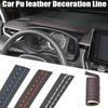 Universal Leather Decorative Lines for Automobiles Interior Center Console Decorative Lines Special Door Gap Plug Strips for Interior Modification