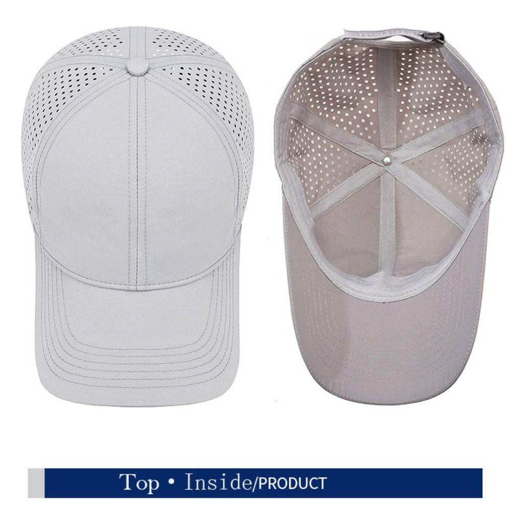 Breathable Baseball Cap Waterproof Sun Visor Cap Waterproof Quick Drying Cap  Unisex