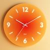 12-дюймовые настенные часы Sunset на батарейках с градиентным стеклом, бесшумные часы для дома (Нет батареи)