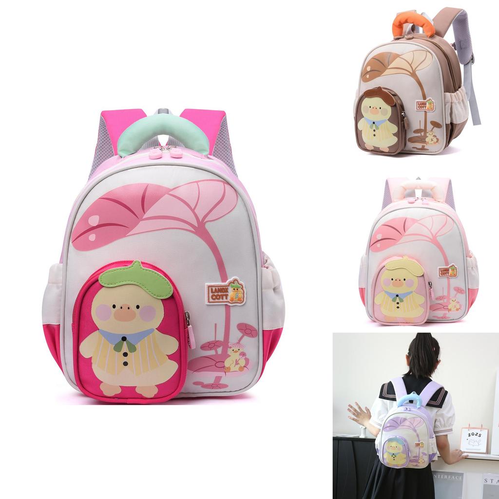 Children Cartoon Backpack With Durable Oxford Material For Early Education Use