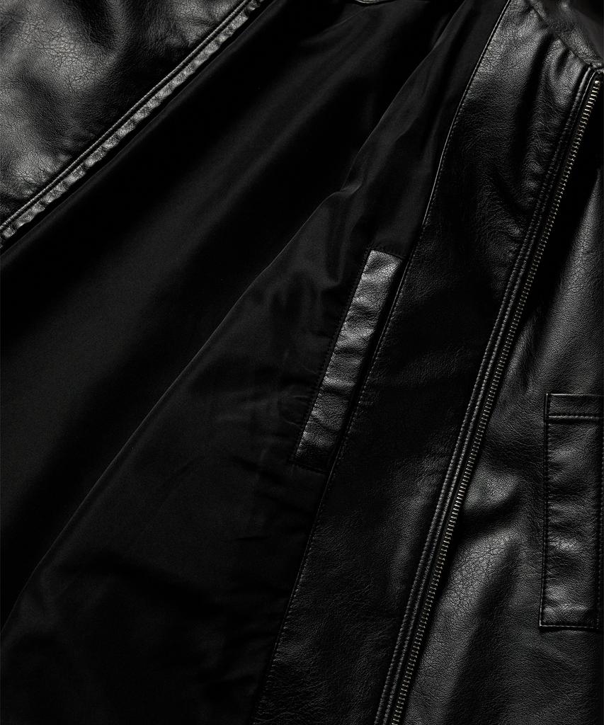 DICKIES Synthetic Leather Eisenhower Jacket Black